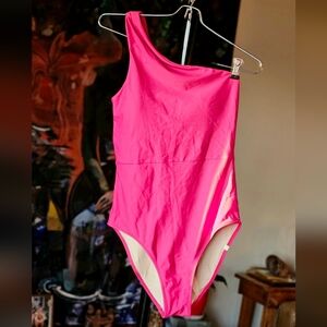 Summersalt The Ruched Sidestrike Pink One Piece Swimsuit